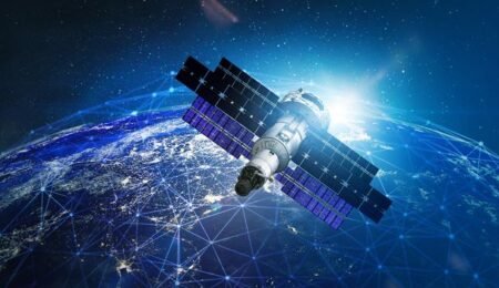 Satellite imagery revealing Nigeria's mineral-rich landscapes, a vital tool for modern mining exploration and sustainable development. A satellite image showcasing Nigeria's diverse landscape and potential mineral-rich regions, highlighting the role of advanced technology in modern mining exploration and development.