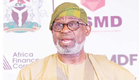 Dele Alake promoting the Nigerian Mining Industry Nigeria's Solid Mineral Development Minister, Dele Alake