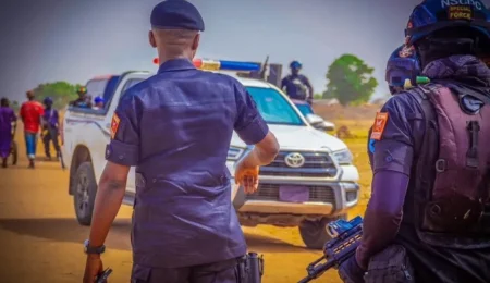 Our Mining Marshals are clamping down! An illegal lithium mine in Kebbi, tied to massive fraud, just got sealed. This is how we protect Nigeria's wealth. #MiningMarshals #IllegalMining NSCDC Mining Marshals in uniform during an enforcement operation, representing enforcement against illegal mining.