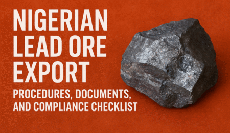 Understanding the export procedures, documentation, and compliance checklist for Nigerian lead ore trade. Export documentation and compliance checklist for Nigerian lead ore shipments