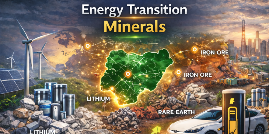 Nigeria’s critical minerals including lithium, rare earth elements, and iron ore supporting the global energy transition and clean energy technologies