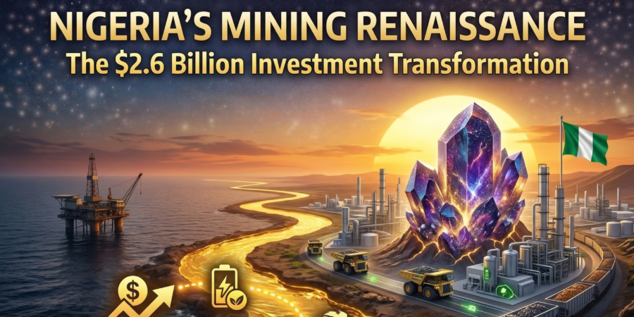 From Oil to Solid Minerals: Visualizing the $2.6 billion investment shift driving Nigeria’s new economic era in 2026.