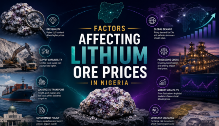 Lithium ore prices in Nigeria are influenced by a combination of ore quality, Li₂O content, market demand, logistics costs, processing requirements, government policies, and global commodity trends.