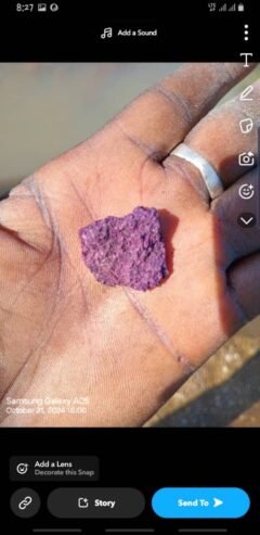 Purple amazonite