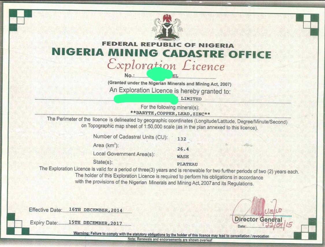 High grade Lead/Zinc Site