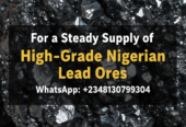 Steady Supply of High-Grade Nigerian Lead Ore (≥70%)