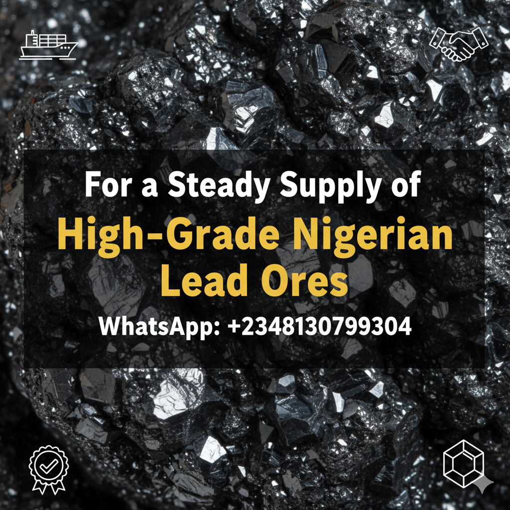 Steady Supply of High-Grade Nigerian Lead Ore (≥70%)