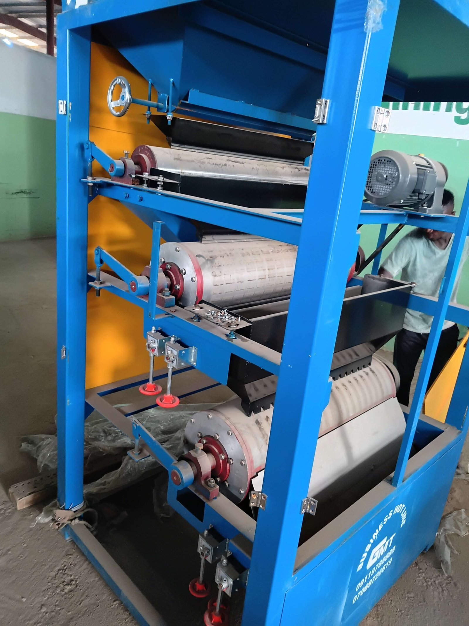 3-Roller High-Intensity Magnetic Separator