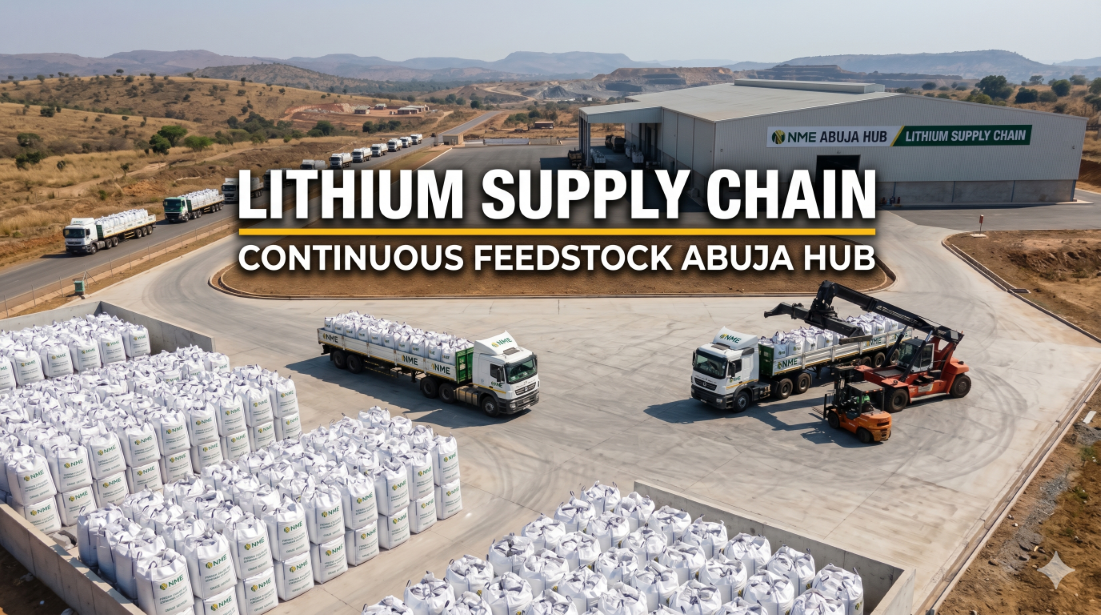 Continuous Lithium Ore Supply Chain: Bulk Spodumene & Lepidolite Refinery Feedstock Supply | Abuja Hub